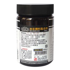 Mission 水彩顏料黏合劑, 250ml, NO.MWM-250, 1色