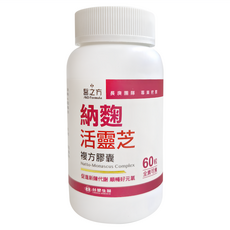 台塑生醫 MD Formula 醫之方 納麴活靈芝複方膠囊食品 促進新陳代謝 奶素可食, 60顆, 545mg, 1罐