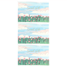 郁香頌語 萬用卡 白牛皮 硫酸紙 1張折疊場景賀卡 + 1枚硫酸紙信封, 3張