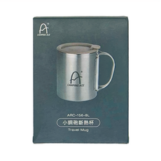 CAMPING ACE 野樂 雙層保溫登山杯 300ml, ARC-156-8L, 1個, 銀色