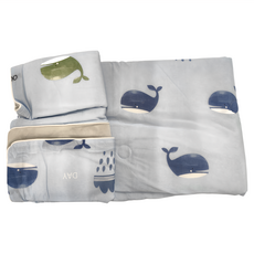 LAMINA 樂米娜 涼感小冰被, 鯨魚圖案