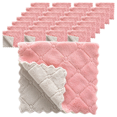 珊瑚絨抹布 G059 顏色隨機 正方款, 120個