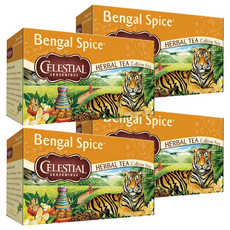 CELESTIAL SEASONINGS 詩尚草本 肉桂香料茶, 無咖啡因草本茶, 2.35g, 20包, 4盒