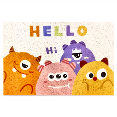 怪獸刮泥地墊 90 x 60cm, Hello, 1個