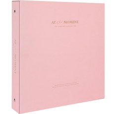 Recoz Moment Binder 相冊粘合劑白皮書, 40張, 粉紅色