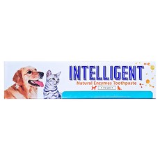 INTELLIGENT 因特力淨 寵物酵素牙膏, 天然酵素, 80g, 1條