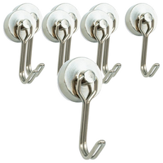 磁鐵掛勾 旋轉款 NS 強力磁鐵掛勾 20mm 8入 金屬, D052, 1組