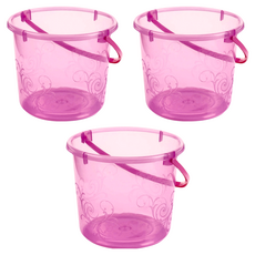 UDA 有達 生活King 水噹噹水桶 8L 顏色隨機 家用清潔提水桶, 3個