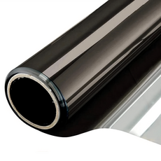 單向透視 遮光 無膠靜電玻璃貼隔熱膜 防曬隔熱 適用於浴室/廚房/餐廳玻璃, 1個