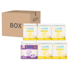 LunaMEE 輕柔蝶翼衛生棉組, 柔軟舒適, 25cm + 28cm + 34cm, 1組