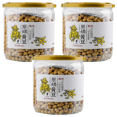 松記 原烘黃豆, 220g, 3罐
