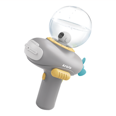 Arolo 太空人電動水槍, 堅韌ABS 耐摔耐玩, 矽膠軟管 不怕彎折堵水, 遠距離射擊, 邊角圓潤 不傷小手, 萌趣造型 電動連發, 1支