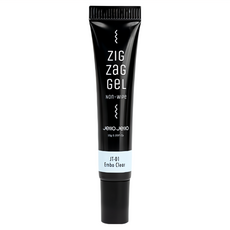 Jello Jello Zig Zag Gel 3D立體造型軟管膠 JT-01 Embo Clear, 高黏性不易塌陷, 10g, 1條