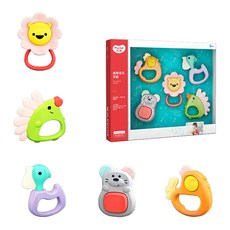 Hola Toys 森林寶貝牙膠, 寶貝牙膠, Multi-color, 5個