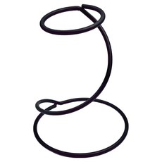 FANCY LIFE 螺旋咖啡濾杯架, 家居辦公解放雙手, 電鍍工藝, 雙螺旋結構, 黑色, 1個