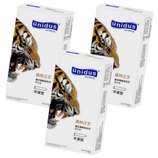 unidus 動物系列衛生套 森林之王平滑型, 12入, 3盒