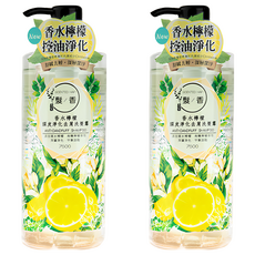 SOAPBERRY 古寶無患子 髮香 頭皮淨化去屑洗髮露 香水檸檬, 750g, 2瓶