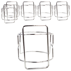 Green Bell 綠貝 304 無痕吹風機架, 精工不鏽鋼, 超強承重, 免釘免鑽, 可水洗重複貼, EHS-1477, 6個