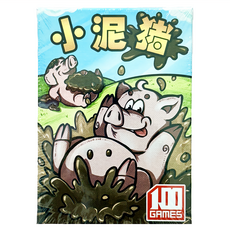 百遊 小泥豬紙牌同樂桌遊, 紙質，適合3歲以上兒童, 1盒