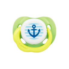 Combi 康貝 Smile系列 安撫奶嘴 海洋款 M號, 2-10個月, 海洋綠色, 1個