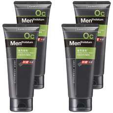 MENTHOLATUM 曼秀雷敦 男士抗痘淨涼洗面乳, 含薄荷天竺葵香味, 海藻鼠尾草萃取, 深入毛孔底部, 100g, 4條