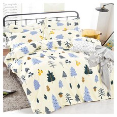 藍貓BlueCat 台灣製造銀離子抗菌印花床包