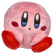 星之卡比 不倒玩偶, 聚酯纖維100%, 8.2cm, 粉紅色, 1個