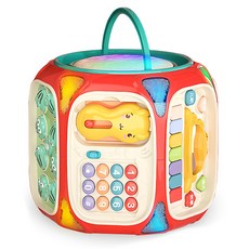 PLAYFUL TOYS 頑玩具 啟蒙八面忙碌鼓, 紅色, 1個