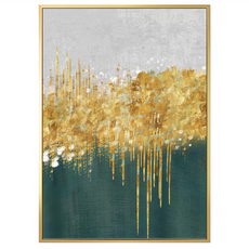 Boluo 菠蘿選畫所 掛畫 APAD4693G 綠松石嵌金絲III, 綠松石嵌金絲III 金框