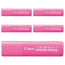 PILOT 百樂 魔擦印章 SPF12TW03P 珍奶 5個 台灣限定款 手帳裝飾必備, 1盒