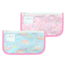 green sprouts 小綠芽 可重複使用食物袋 零食袋小物收納袋 彩虹花園, 1組