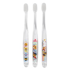Skater 牙刷 3-5歲 14.5cm, 汪汪隊 透明柄, 3支, 1組