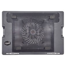 E-books C4 大風扇五段高低調整筆電散熱座, 適用於7-15吋筆記型電腦, 金屬網面, 有效散熱, 靜音風扇, E-PCH200, 1個