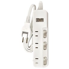 iPlus 保護傘 4切3座延長線 PU-2436, 1.8m, 1個