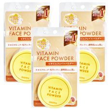 picomonte 維他命蜜粉 與蠶絲 控油定妝 防止肌膚乾燥, NB9512, 3盒