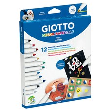 GIOTTO 裝飾筆, 230g, 12色, 12支