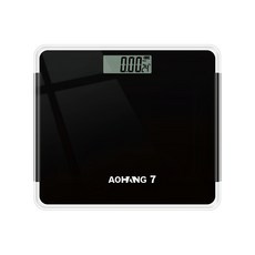 小麥購物 USB充電體重計 26 x 26cm 793g, 亮黑色, 1台, C508