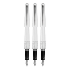 PILOT 百樂 MR2原子筆 - F, 白色, 3支