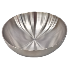 PUSH! 不銹鋼碗, 大碗, 22cm*10.5cm*8cm, 1400ML, E166, 1個