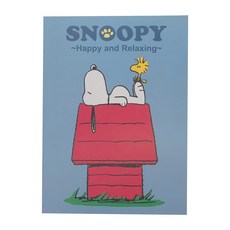 收納王妃 SNOOPY 小日子 16K固頁筆記本 6本入, 藍屋頂, 1組