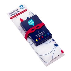 Super Petit 矽膠彩繪餐墊 附五色無毒可洗式彩色筆, 熊貓, 1組