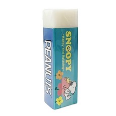 PEANUTS 史努比 黏屑型橡擦 12個, 藍花朵, 1組