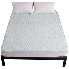 SANKi 三貴 涼感紗立體3D透氣網雙人加大床墊, 186 x 180cm, 藍色