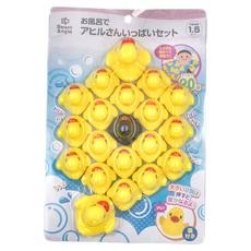 西松屋 Smart Angel 沐浴玩具 - 泡澡小鴨, 適用年齡1.5歲以上, 泡澡小鴨鴨, 1組