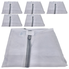 粉彩小兔 148彩卡單層洗衣袋 約70x80cm 100%聚酯纖維, 洗衣袋 灰色, 6個