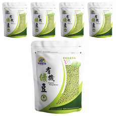 有機穀典 有機綠豆, 500g, 5包