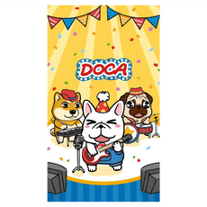 CCHING 青青文具 豆卡居家門簾 PARTY TIME