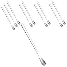 不鏽鋼攪拌勺 寬1cm, 短款, 10支