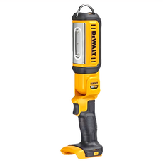 DEWALT 得偉 DCL050 18V 超鋰電 LED 工作燈 250/500流明 可轉動式照明頭, 黃色 + 黑色, 1個