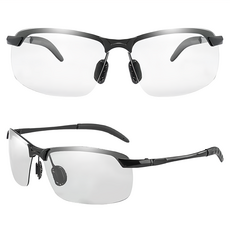 Quinta UV400智能感光變色偏光太陽眼鏡 經典運動鏡框, QTB3043, 14.4 x 12.5cm